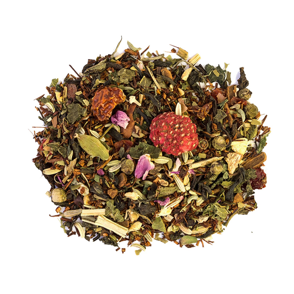L'ÉVEIL DES LIONNES Rooibos Mélange de Rooibos et Thés énergisants aux plantes Colors of Tea