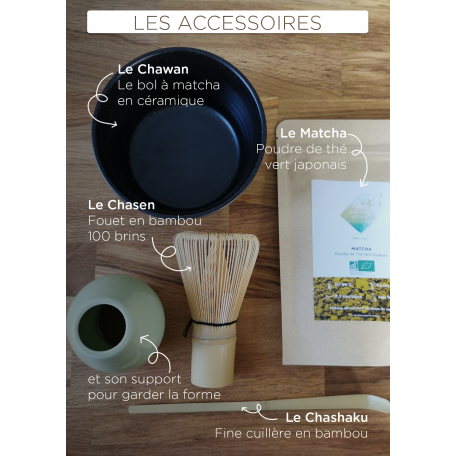 Carte préparer un Matcha