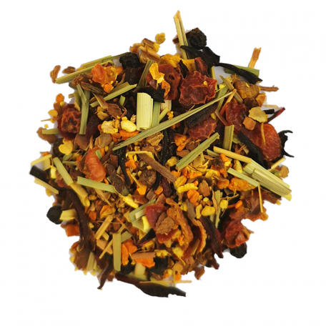 tisane bio Curcuma, gingembre, poivre noir colors of tea