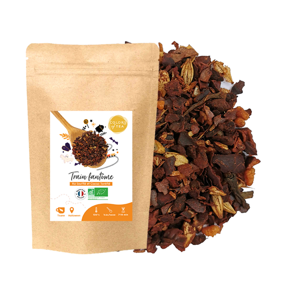 Tisane gourmande - Riz soufflé et cacao torréfié - Colors of Tea