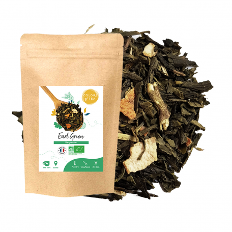 Thé vert Earl Grey agrume - Bergamote - Colors of Tea