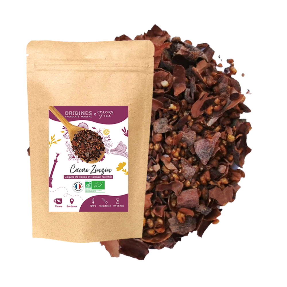 Tisane gourmande - Coques de cacao et sarrasin torréfiés - Colors of Tea