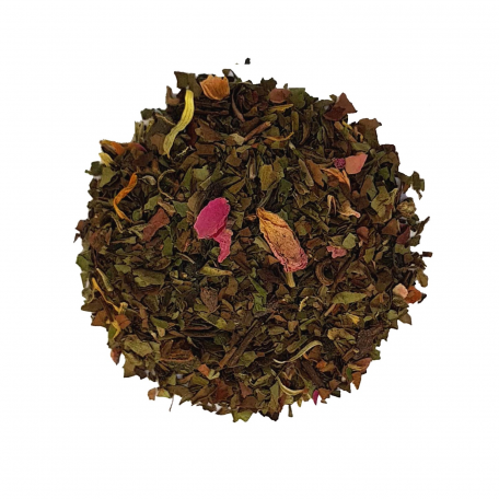 Thé blanc fruité et floral - Mangue, rose et spiruline - Colors of Tea
