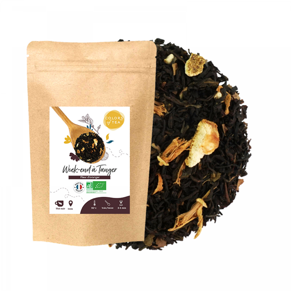 thé noir fleur d'oranger bio colors of tea