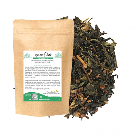 Thé vert épicé - Épices indiennes - Colors of tea
