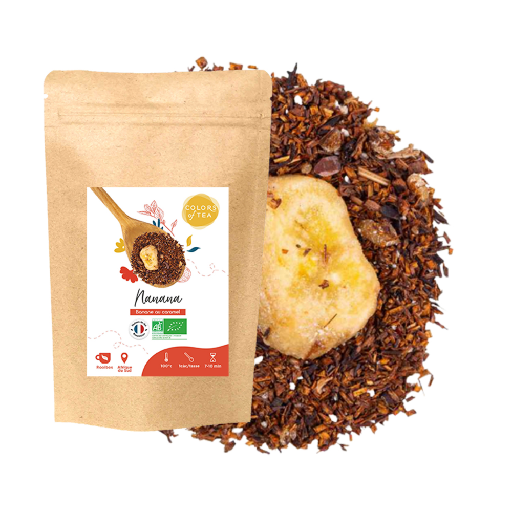 Nanana - Rooibos gourmand - Banane caramel - Colors of Tea