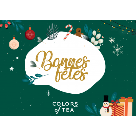 Coffret Lumières de Noël - Thés et Infusions bio 48 sachets 92,4g TERRE  D'OC - Ambiance & Styles