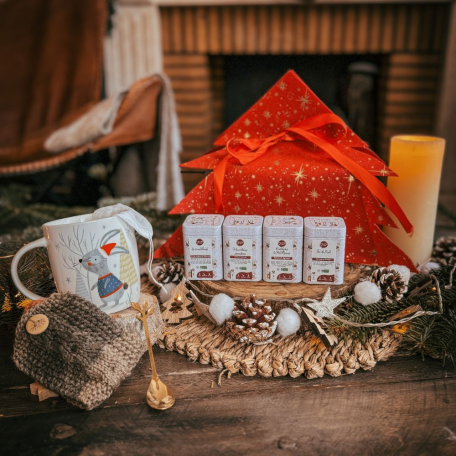 coffret cadeau thés et tisanes de noël vrac BIO artisanat français