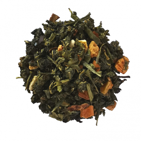 Blend de Oolong et thé vert gourmand - Noix et cannelle