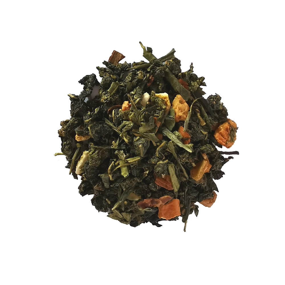 Blend de Oolong et thé vert gourmand - Noix et cannelle