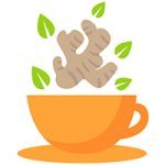 tasse orange gingembre feuilles colors of tea tasse orange gingembre feuilles colors of tea