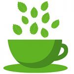tasse vert feuilles colors of tea tasse vert feuilles colors of tea