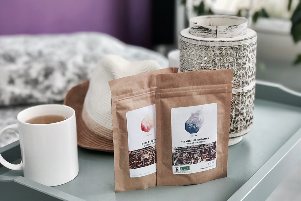 tasse tisane enfant colors of tea tasse sachets tisane chapeau sur plateau colors of tea