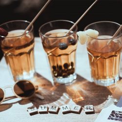 Le thé en cocktail