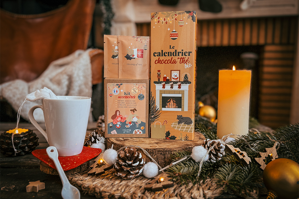 calendrier de l'avent colors of tea noel 2024